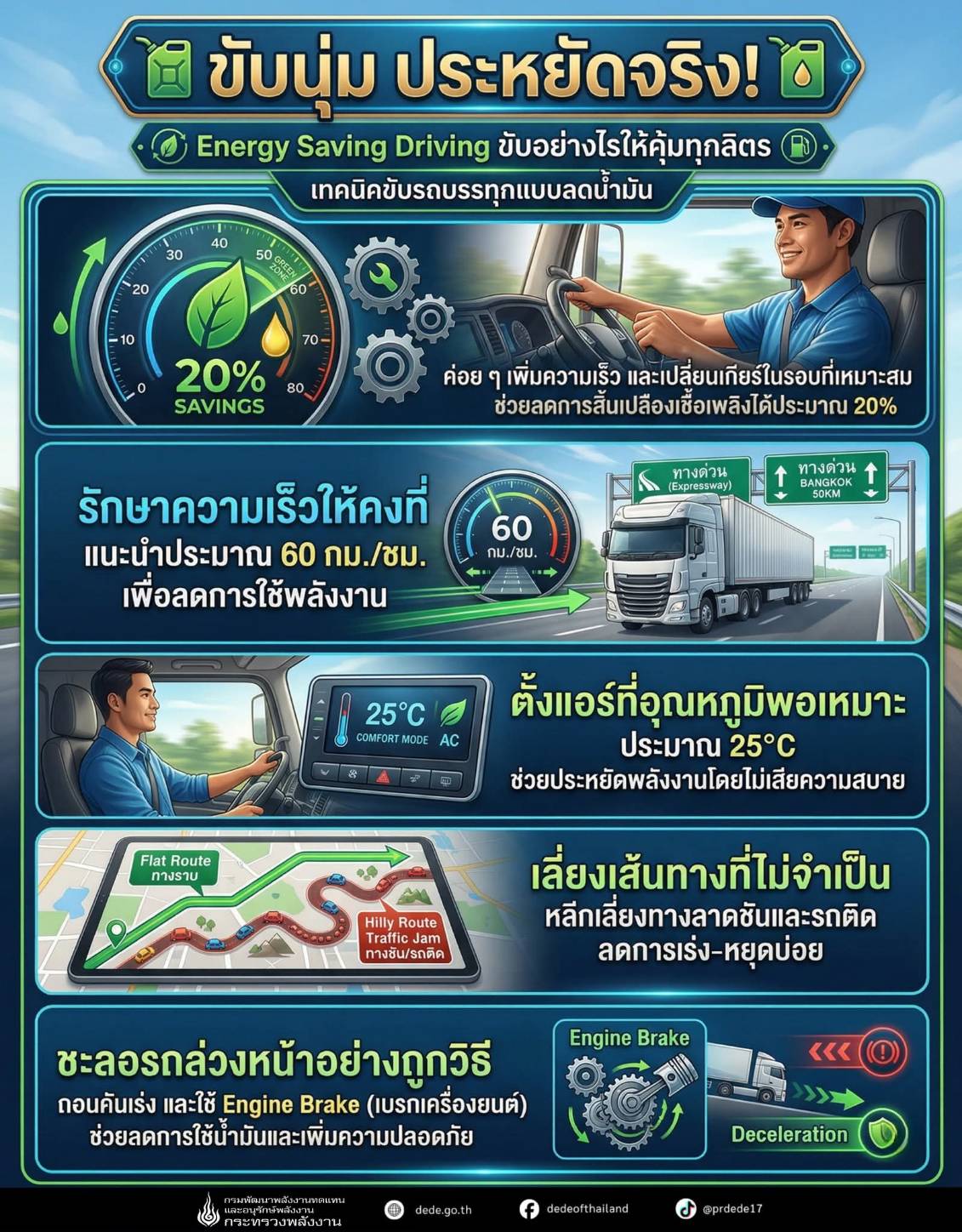 ขับนุ่ม&hellip;ประหยัดจริง!  เทคนิคง่ายๆ ที่ช่วยให้ &ldquo;คุ้มทุกลิตร&rdquo; แบบเห็นผล